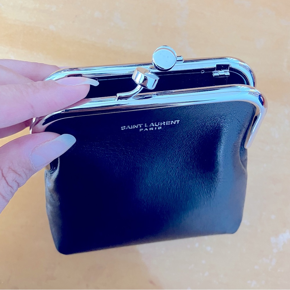 YSL CHARNIERE MINI BAG IN LAMBSKIN